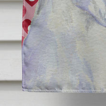 Load image into Gallery viewer, Boxer Hearts Love and Valentine's Day Portrait Flag Canvas House Size