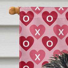 Load image into Gallery viewer, Affenpinscher Hearts Love Valentine's Day Flag Canvas House Size
