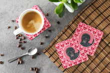 Load image into Gallery viewer, Affenpinscher  Coasters - Set of 4 Lightweight Foam, Absorbent Drink Coasters