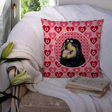 Load image into Gallery viewer, Tibetan Mastiff Hearts Love Valentine's Day Throw Pillow - 14x14 Decorative Pillow – Art for Your Home &amp; Patio SS4512PW1414