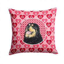 Load image into Gallery viewer, Tibetan Mastiff Hearts Love Valentine's Day Throw Pillow - 14x14 Decorative Pillow – Art for Your Home &amp; Patio SS4512PW1414