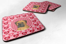 Load image into Gallery viewer, Bullmastiff  Coasters - Set of 4 Lightweight Foam, Absorbent Drink Coasters