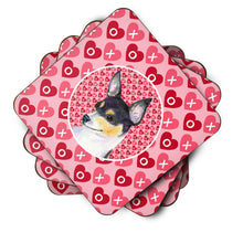 Load image into Gallery viewer, Chihuahua  Coasters - Set of 4 Lightweight Foam, Absorbent Drink Coasters