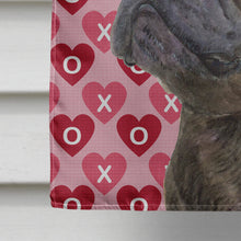 Load image into Gallery viewer, French Bulldog Hearts Love Valentine's Day Flag Canvas House Size