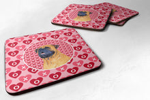 Load image into Gallery viewer, Mastiff  Coasters - Set of 4 Lightweight Foam, Absorbent Drink Coasters
