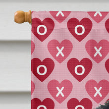 Load image into Gallery viewer, Akita Hearts Love and Valentine's Day Portrait Flag Canvas House Size