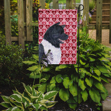 Load image into Gallery viewer, Akita Hearts Love and Valentine's Day Portrait Garden Flag – Decorative Outdoor Yard Flag