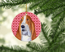 Load image into Gallery viewer, Basset Hound  Ceramic Ornament