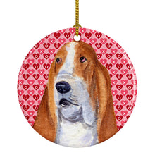 Load image into Gallery viewer, Basset Hound  Ceramic Ornament