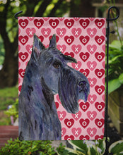 Load image into Gallery viewer, Scottish Terrier Hearts Love Valentine's Day Portrait Garden Flag – Decorative Outdoor Yard Flag