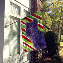 Load image into Gallery viewer, Skye Terrier Candy Cane Holiday Christmas Flag Canvas House Size