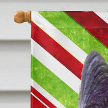 Load image into Gallery viewer, Skye Terrier Candy Cane Holiday Christmas Flag Canvas House Size