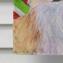 Load image into Gallery viewer, Chihuahua Candy Cane Holiday Christmas Flag Canvas House Size