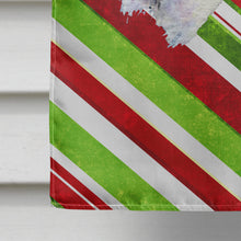 Load image into Gallery viewer, Fox Terrier Candy Cane Holiday Christmas Flag Canvas House Size