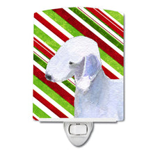 Load image into Gallery viewer, Bedlington Terrier Candy Cane Holiday Christmas Ceramic Night Light SS4552CNL