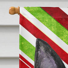 Load image into Gallery viewer, Australian Kelpie Candy Cane Holiday Christmas Flag Canvas House Size