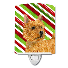 Load image into Gallery viewer, Norwich Terrier Candy Cane Holiday Christmas Ceramic Night Light SS4568CNL
