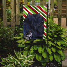 Load image into Gallery viewer, Chow Chow Candy Cane Holiday Christmas Garden Flag – Decorative Outdoor Yard Flag