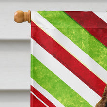 Load image into Gallery viewer, Springer Spaniel Candy Cane Holiday Christmas Flag Canvas House Size