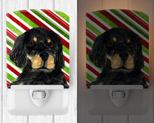 Load image into Gallery viewer, Gordon Setter Candy Cane Holiday Christmas Ceramic Night Light SS4584CNL