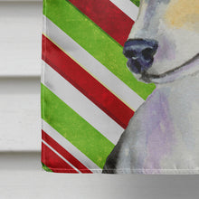 Load image into Gallery viewer, Chihuahua Candy Cane Holiday Christmas Flag Canvas House Size