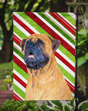 Load image into Gallery viewer, Mastiff Candy Cane Holiday Christmas Garden Flag – Decorative Outdoor Yard Flag