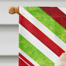 Load image into Gallery viewer, Cocker Spaniel Candy Cane Holiday Christmas Flag Canvas House Size