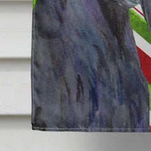 Load image into Gallery viewer, Scottish Terrier Candy Cane Holiday Christmas Flag Canvas House Size