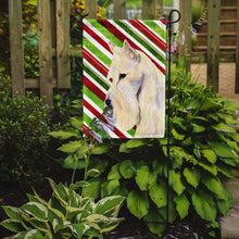 Load image into Gallery viewer, Scottish Terrier Candy Cane Holiday Christmas Garden Flag – Decorative Outdoor Yard Flag