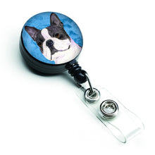 Load image into Gallery viewer, Boston Terrier  Retractable Badge Reel or ID Holder with Clip SS4792
