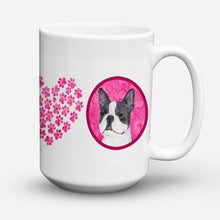 Load image into Gallery viewer, Boston Terrier  Dishwasher Safe Microwavable Ceramic Coffee Mug 15 ounce SS4792
