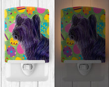 Load image into Gallery viewer, Skye Terrier Easter Eggtravaganza Ceramic Night Light SS4808CNL