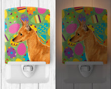 Load image into Gallery viewer, Min Pin Easter Eggtravaganza Ceramic Night Light SS4811CNL
