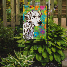 Load image into Gallery viewer, Dalmatian Easter Eggtravaganza Garden Flag - Outdoor Decorative Yard Flag