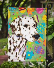 Load image into Gallery viewer, Dalmatian Easter Eggtravaganza Garden Flag - Outdoor Decorative Yard Flag