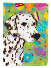 Load image into Gallery viewer, Dalmatian Easter Eggtravaganza Garden Flag - Outdoor Decorative Yard Flag