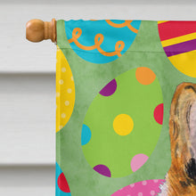 Load image into Gallery viewer, Collie Smooth Easter Eggtravaganza Flag Canvas House Size