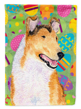 Load image into Gallery viewer, Collie Smooth Easter Eggtravaganza Flag Canvas House Size