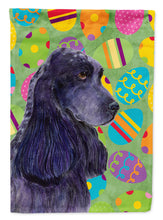 Load image into Gallery viewer, Cocker Spaniel Easter Eggtravaganza Flag Canvas House Size