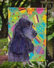 Load image into Gallery viewer, Cocker Spaniel Easter Eggtravaganza Garden Flag - Outdoor Decorative Yard Flag
