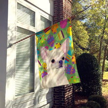 Load image into Gallery viewer, Chihuahua Easter Eggtravaganza Flag Canvas House Size