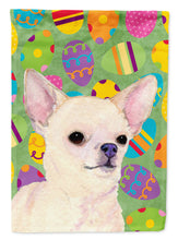 Load image into Gallery viewer, Chihuahua Easter Eggtravaganza Flag Canvas House Size
