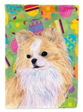 Load image into Gallery viewer, Chihuahua Easter Eggtravaganza Flag Canvas House Size
