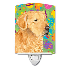 Load image into Gallery viewer, Golden Retriever Easter Eggtravaganza Ceramic Night Light SS4821CNL