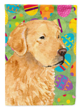 Load image into Gallery viewer, Golden Retriever Easter Eggtravaganza Garden Flag - Outdoor Decorative Yard Flag