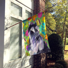 Load image into Gallery viewer, Schnauzer Easter Eggtravaganza Flag Canvas House Size