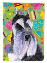 Load image into Gallery viewer, Schnauzer Easter Eggtravaganza Flag Canvas House Size