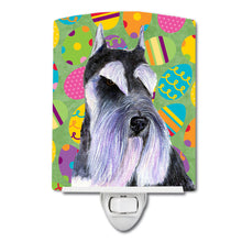 Load image into Gallery viewer, Schnauzer Easter Eggtravaganza Ceramic Night Light SS4822CNL