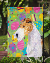 Load image into Gallery viewer, Fox Terrier Easter Eggtravaganza Garden Flag - Outdoor Decorative Yard Flag