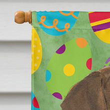 Load image into Gallery viewer, Doberman Easter Eggtravaganza Flag Canvas House Size